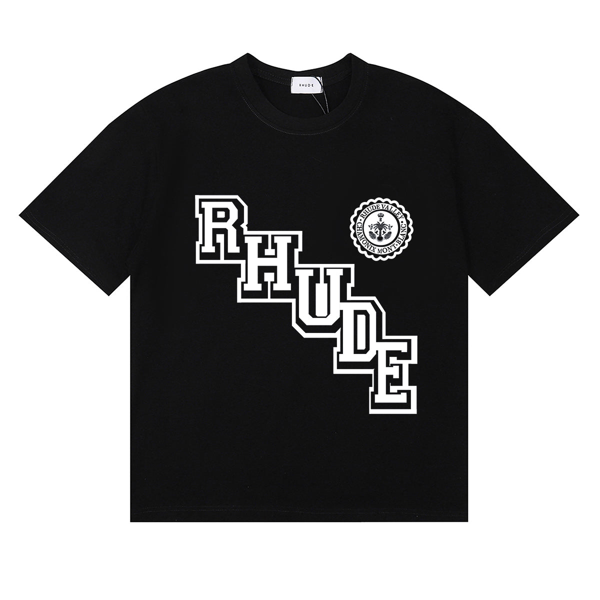RH*DE Collegiate Crest T-Shirt Off-White