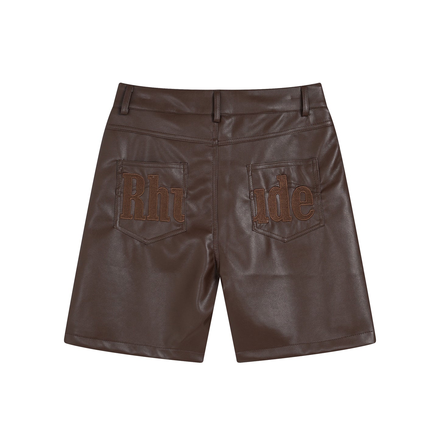 Rh*de Automobili Lamborghini LOGO Leather Shorts