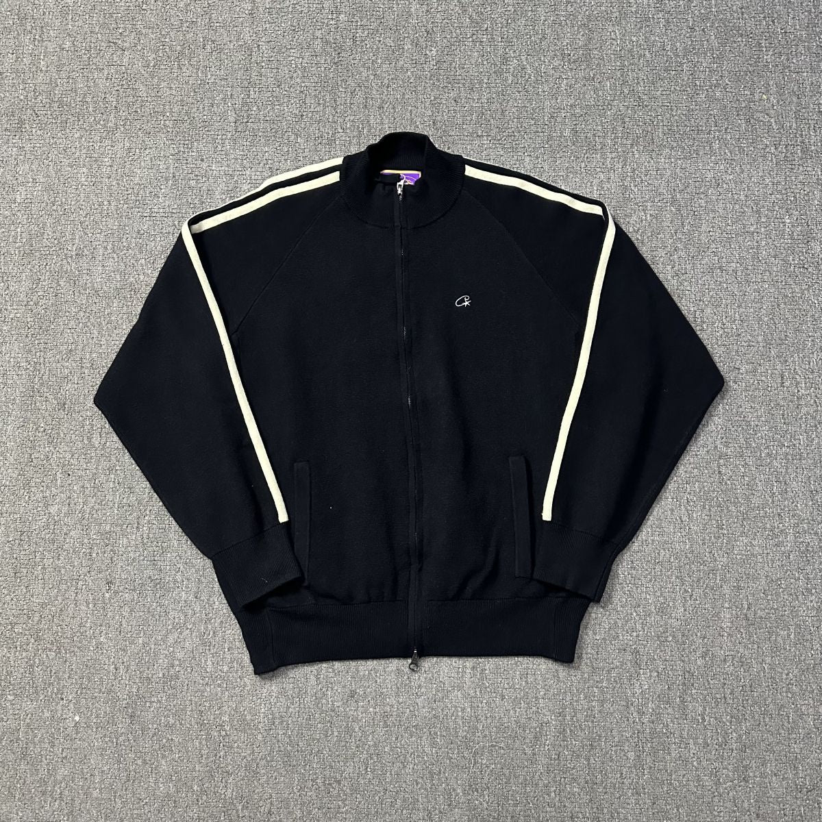 Cort*ez Khaki Fleece Zip-Up