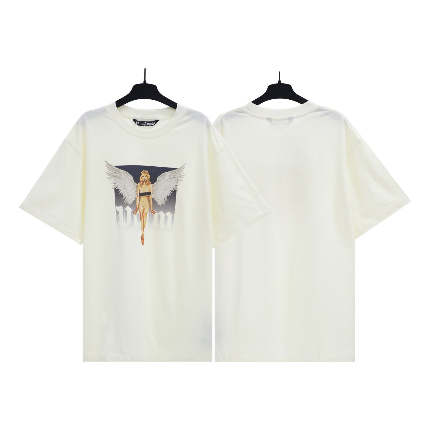 Palm Ang*ls Crystal Pin Up T-shirt