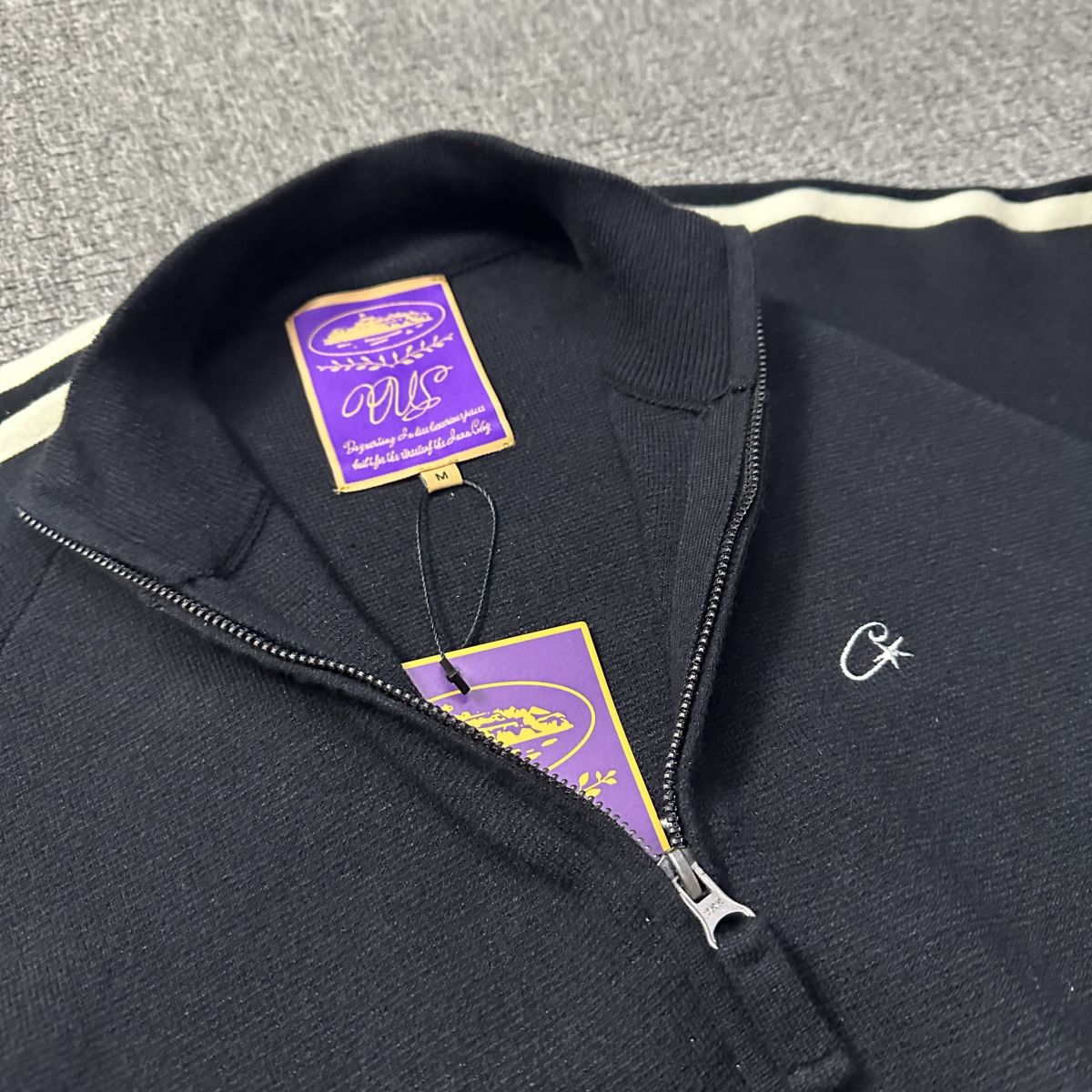 Cort*ez Khaki Fleece Zip-Up