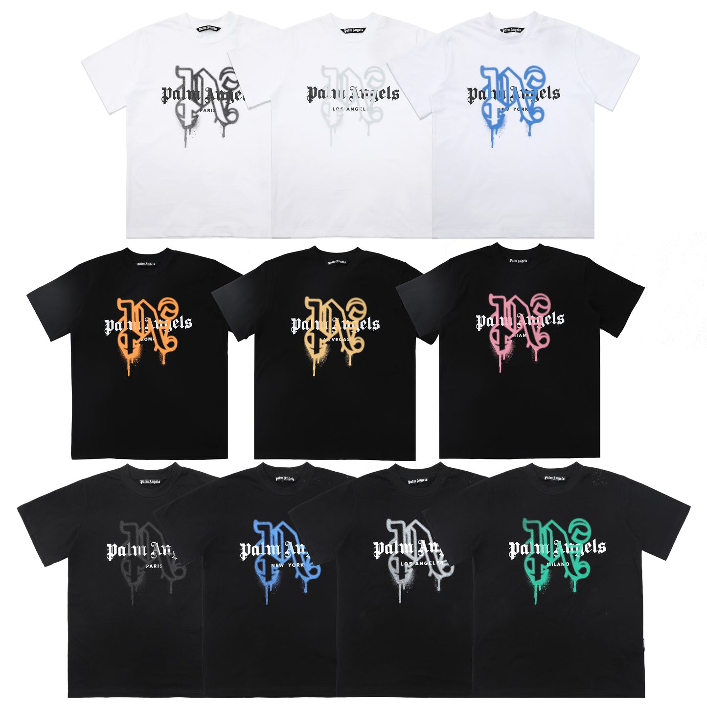 Palm Ang*ls Paris Monogram Spray T-shirt