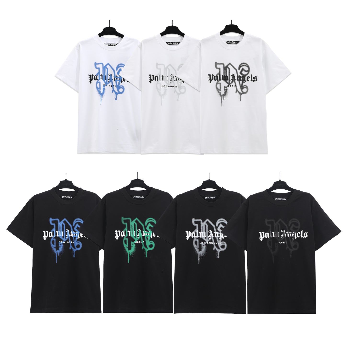 Palm Ang*ls Paris Monogram Spray T-shirt