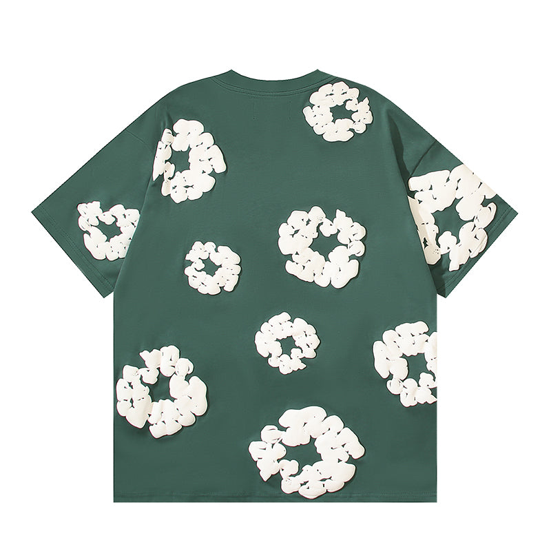 Denim Te*rs Wreath T-shirt