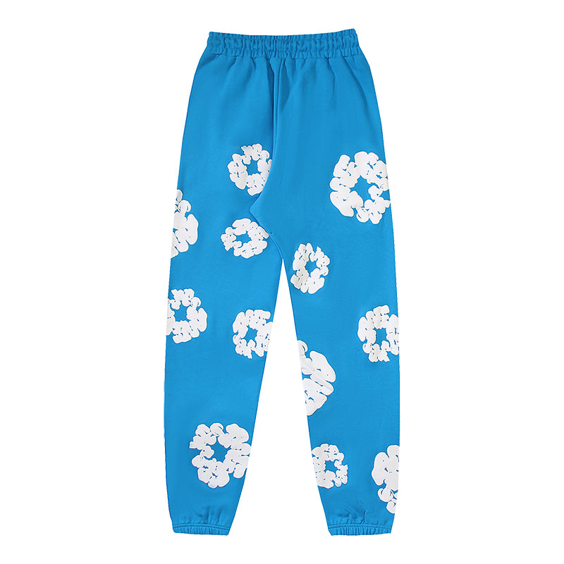 Denim Te*rs Wreath Joggers