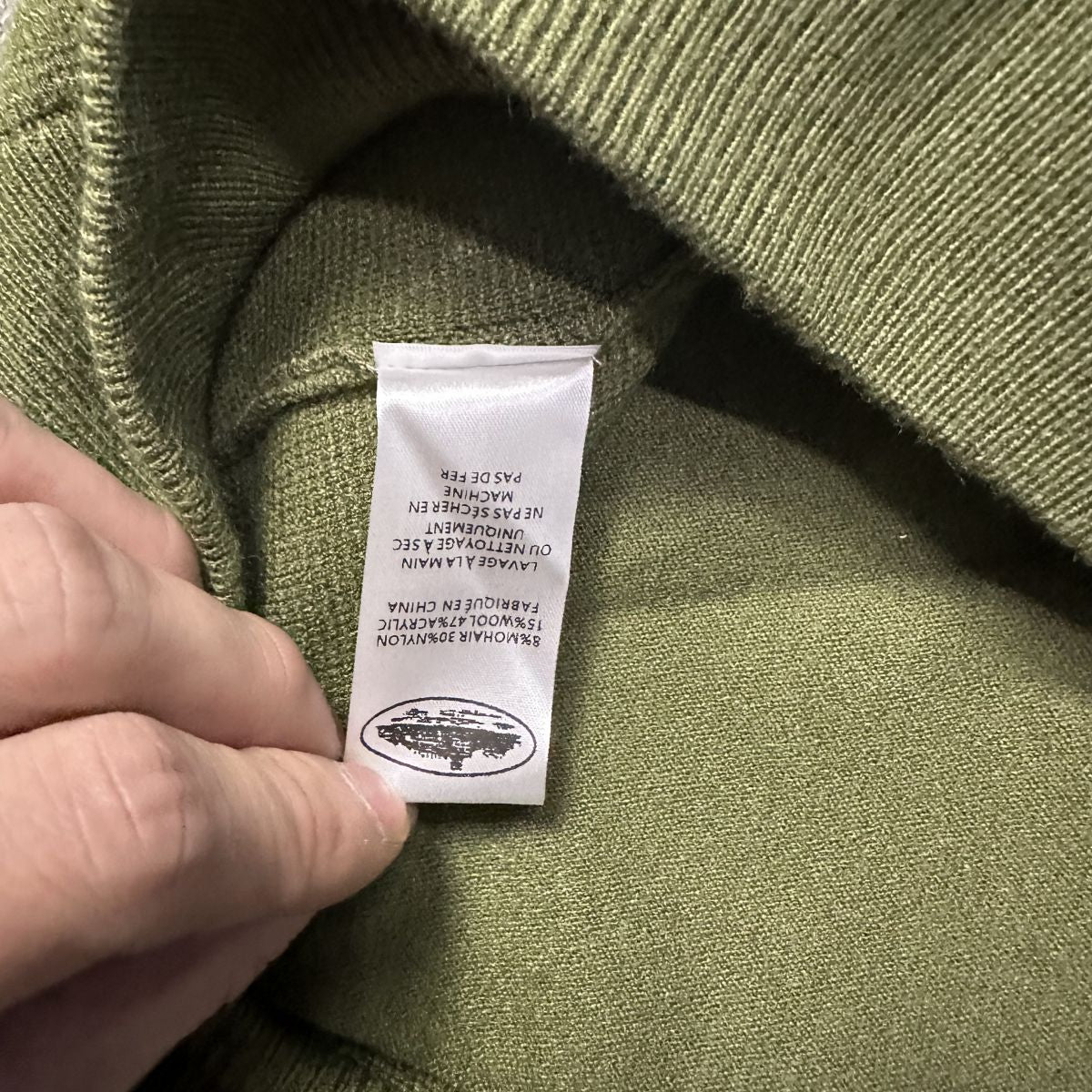 Cort*ez Khaki Fleece Zip-Up