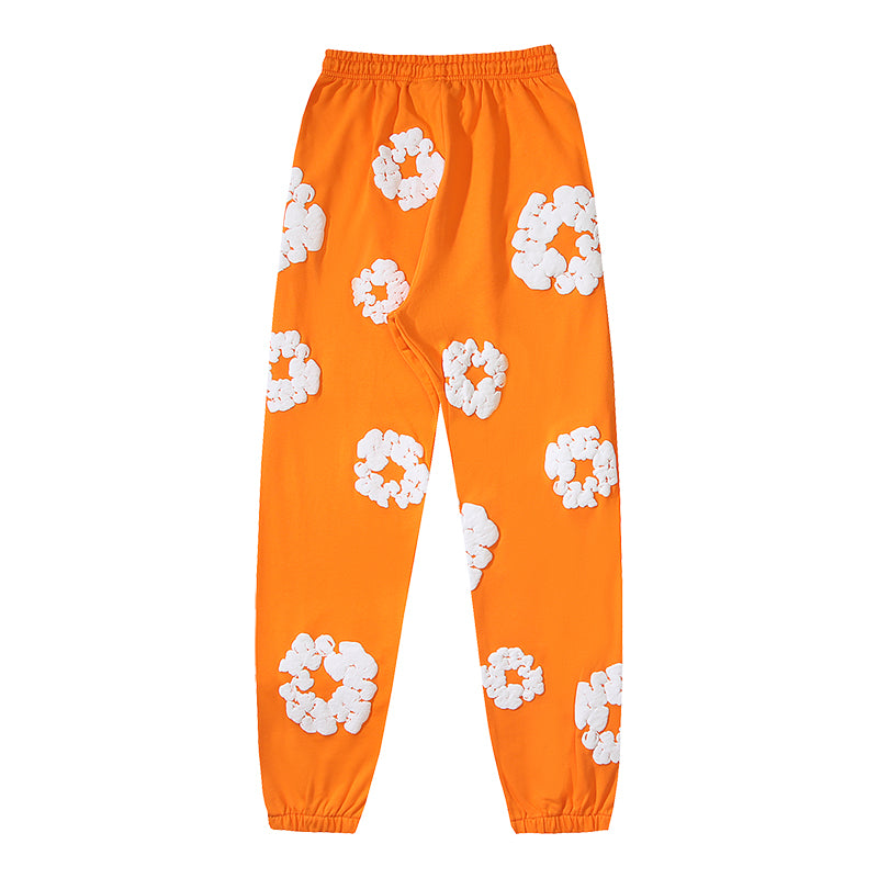 Denim Te*rs Wreath Joggers