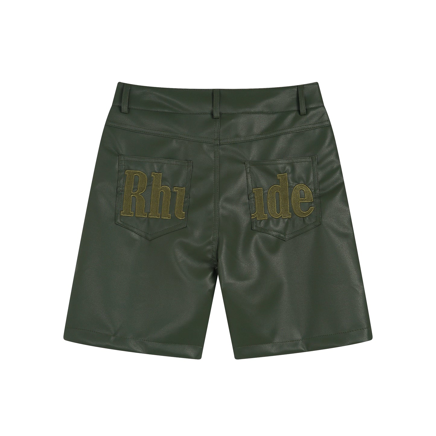 Rh*de Automobili Lamborghini LOGO Leather Shorts