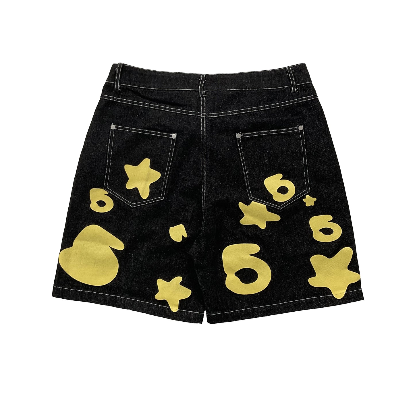 Sp5d*r Vintage Denim 5 Star Shorts
