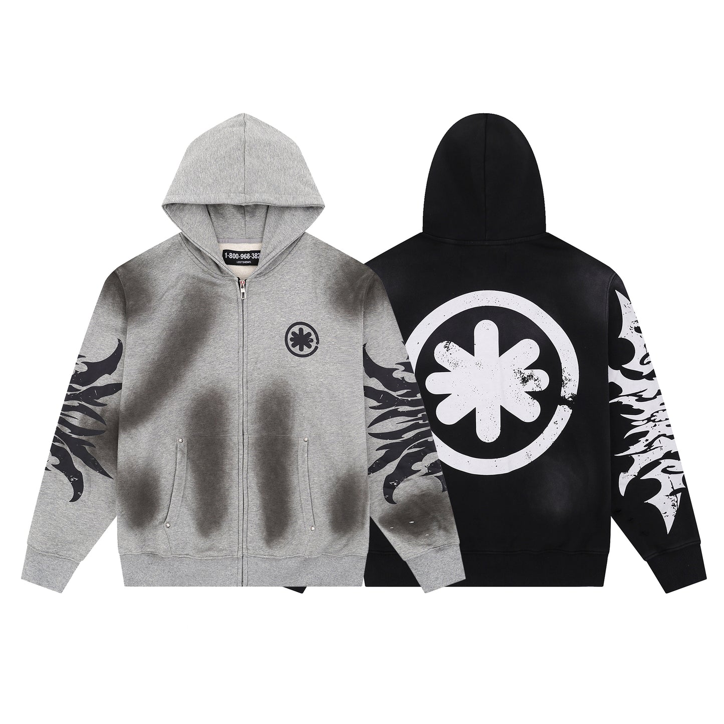 L*STSHDWS Complexcon Exclusive Dirty Hoodie