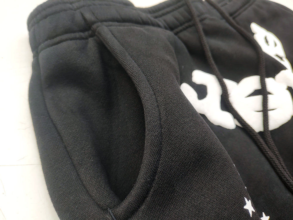 Sp5d*r Classic Sweatpants - Black/White