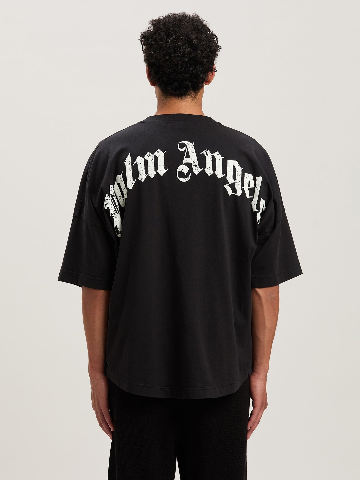 Palm Ang*ls Back Curved Logo Over T-shirt