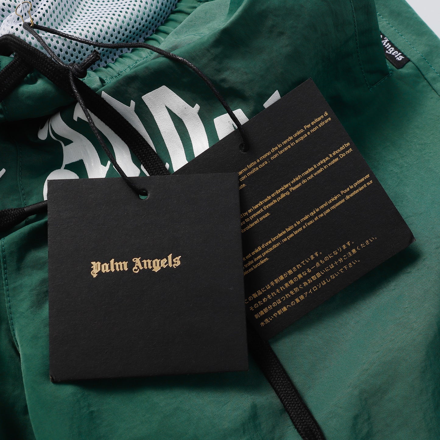 Palm Ang*ls Curved Logo Swim Trunks