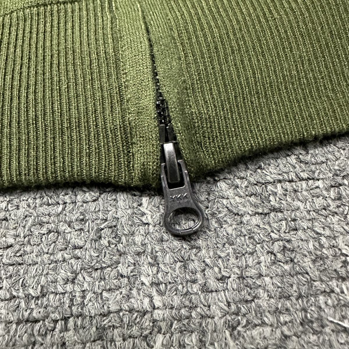 Cort*ez Khaki Fleece Zip-Up