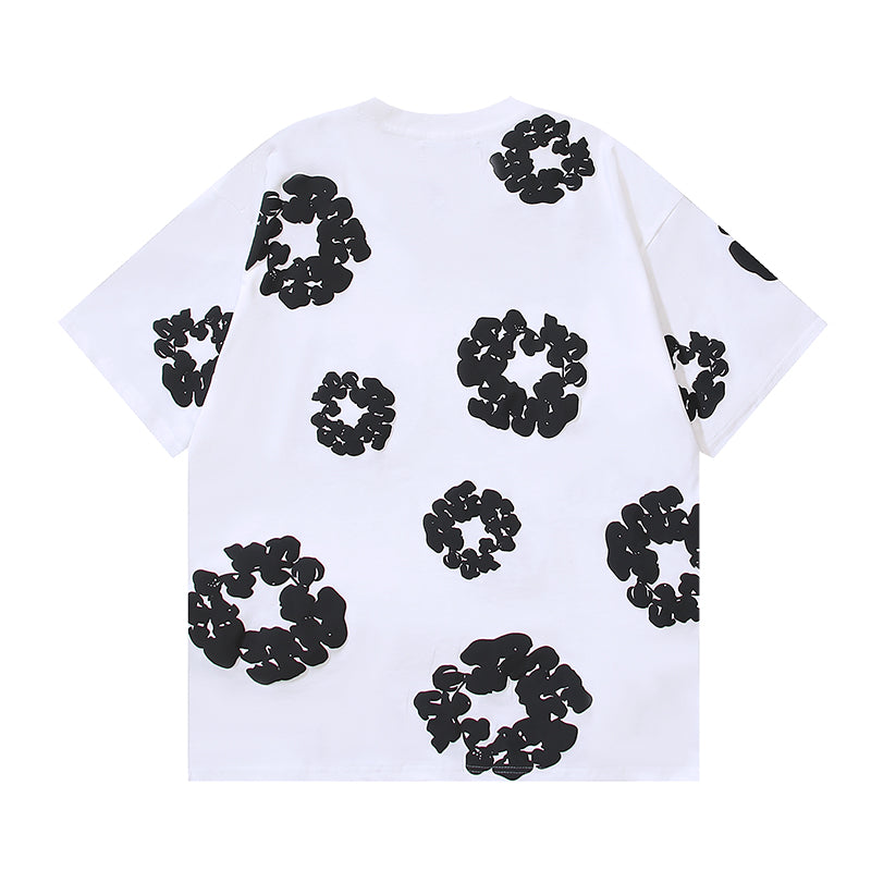 Denim Te*rs Wreath T-shirt