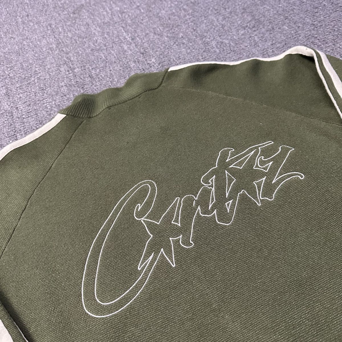 Cort*ez Khaki Fleece Zip-Up