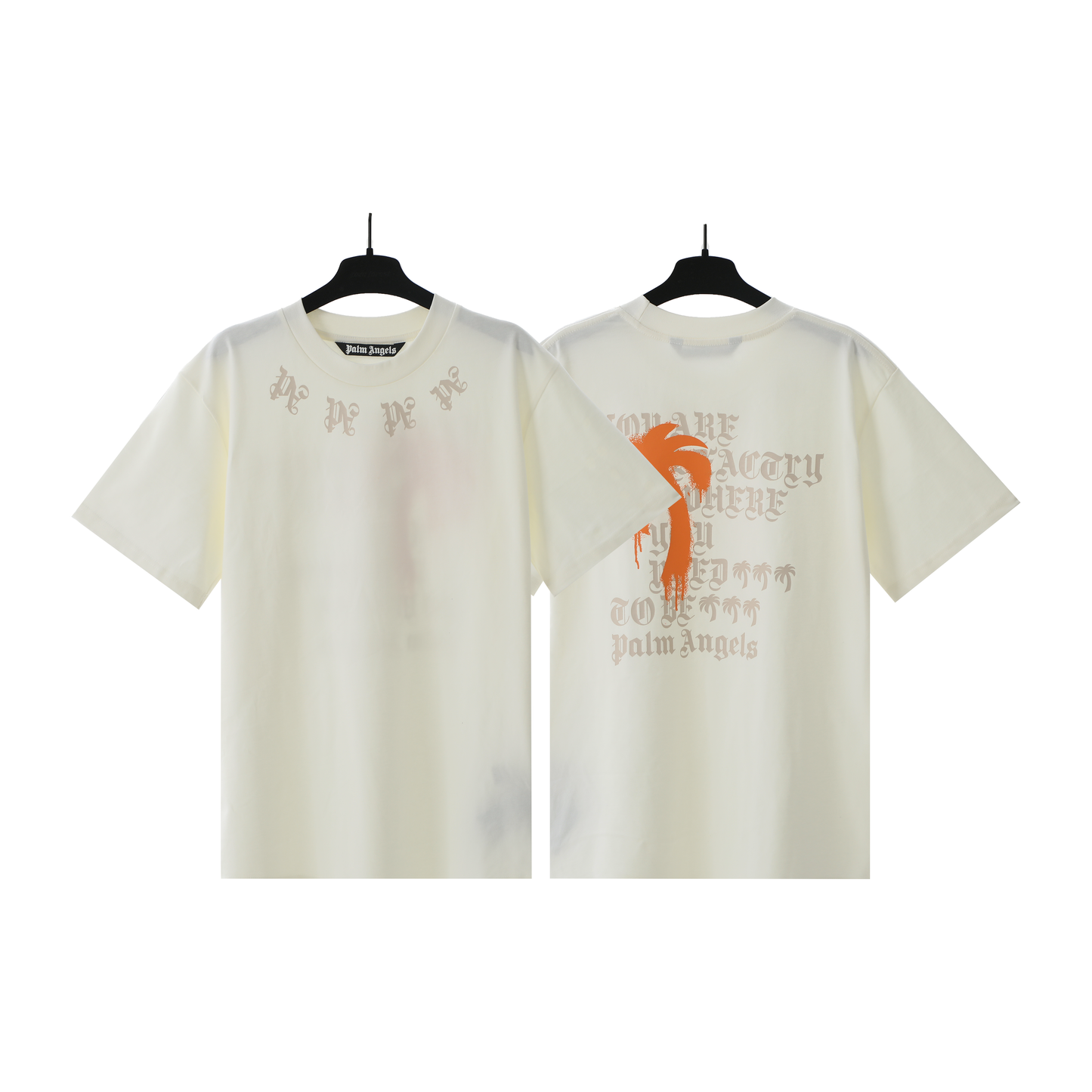Palm Ang*ls Statement Monogram T-shirt