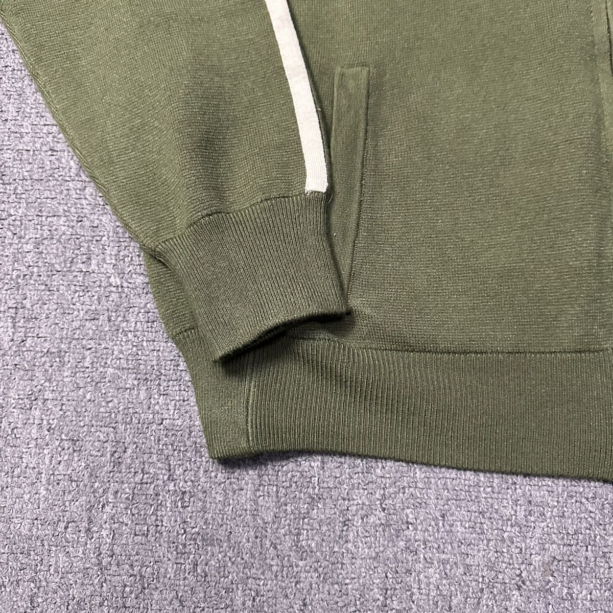 Cort*ez Khaki Fleece Zip-Up