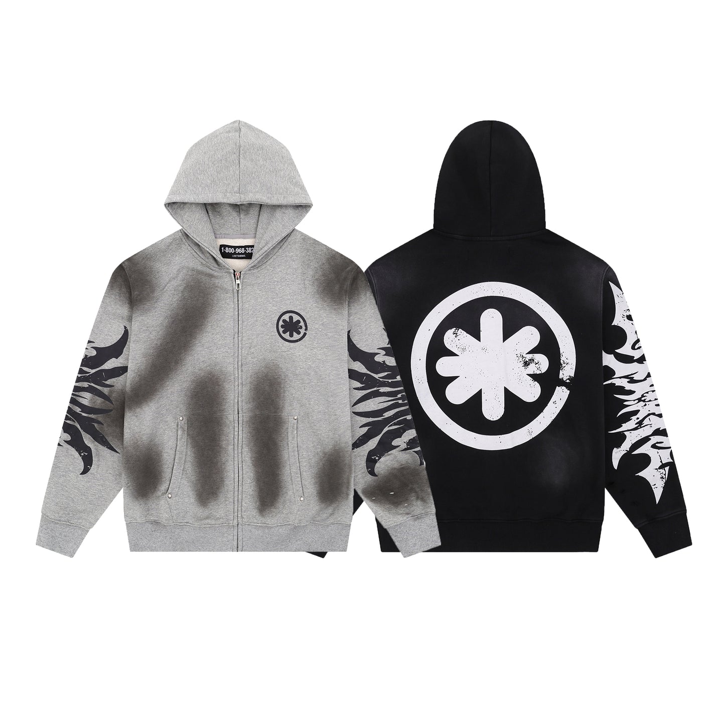 L*STSHDWS Complexcon Exclusive Dirty Hoodie