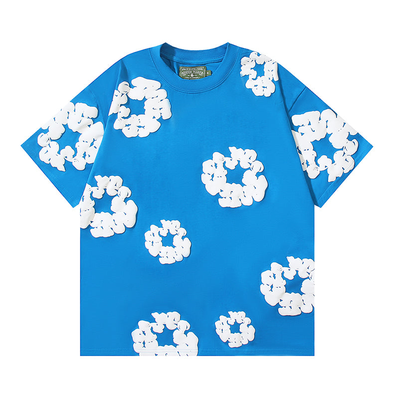 Denim Te*rs Wreath T-shirt