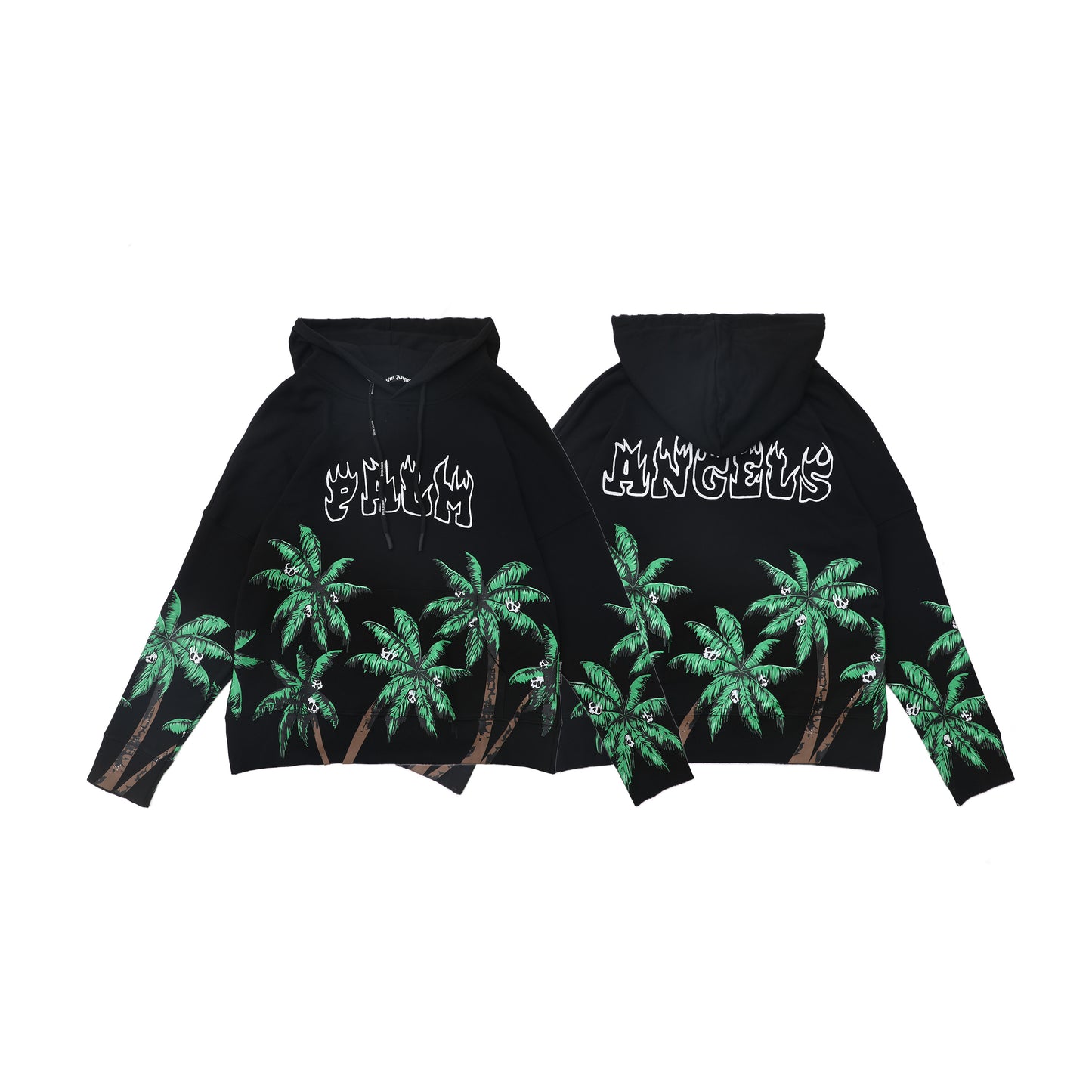 Palm Ang*ls Palms And Skull Hoodie