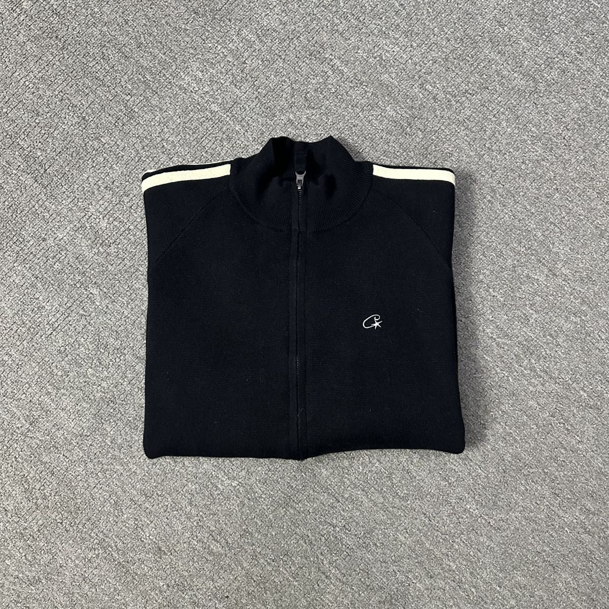 Cort*ez Khaki Fleece Zip-Up