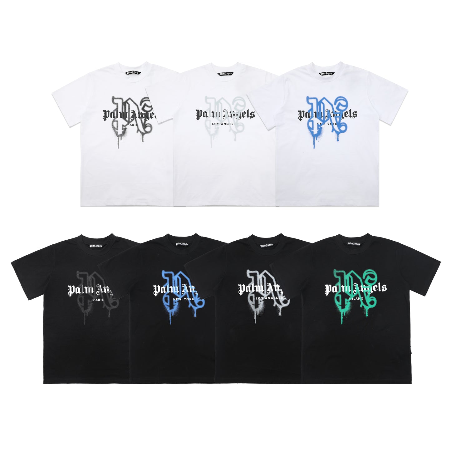 Palm Ang*ls Paris Monogram Spray T-shirt