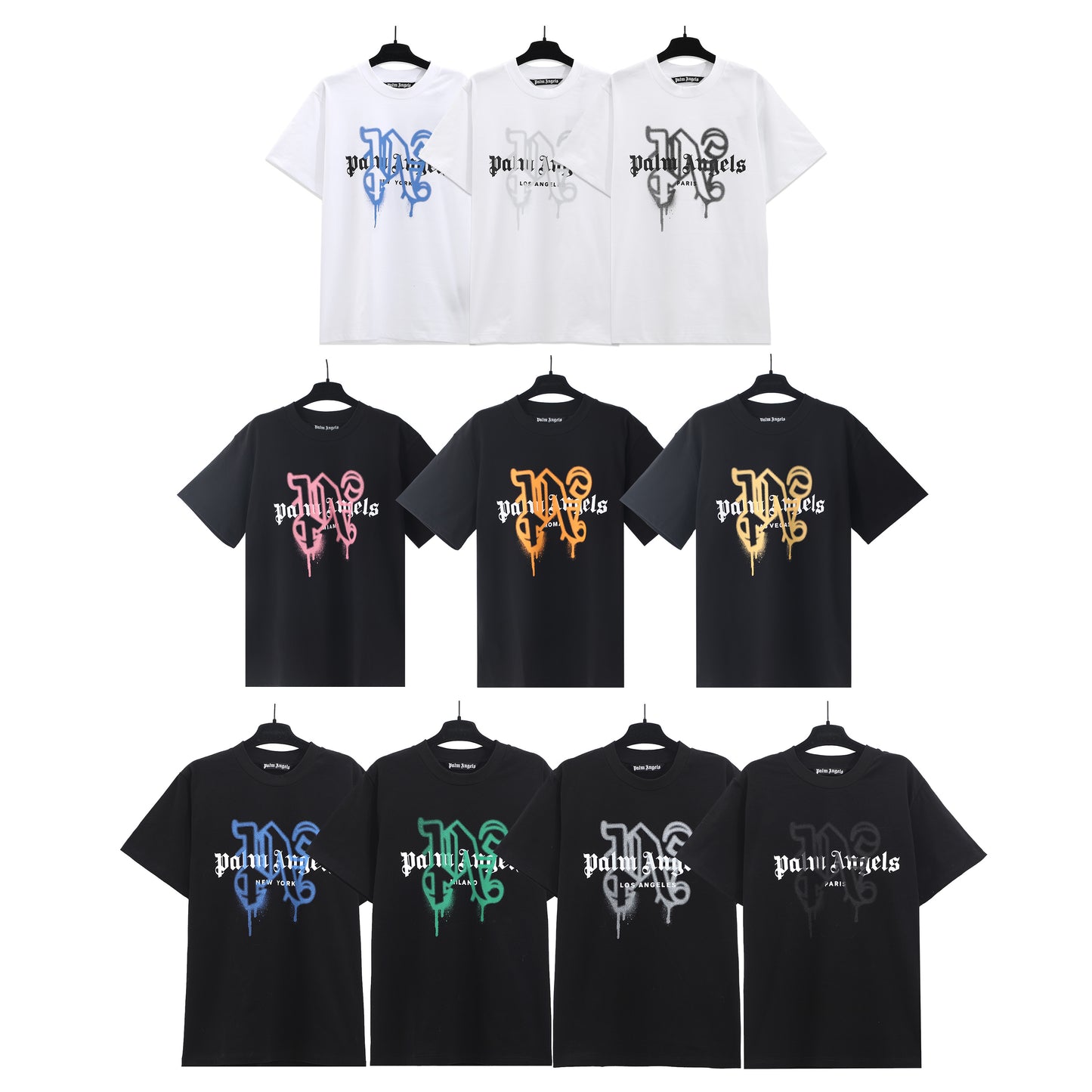 Palm Ang*ls Paris Monogram Spray T-shirt