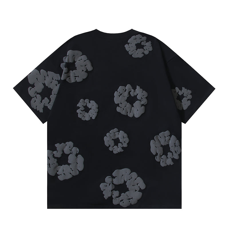 Denim Te*rs Wreath T-shirt