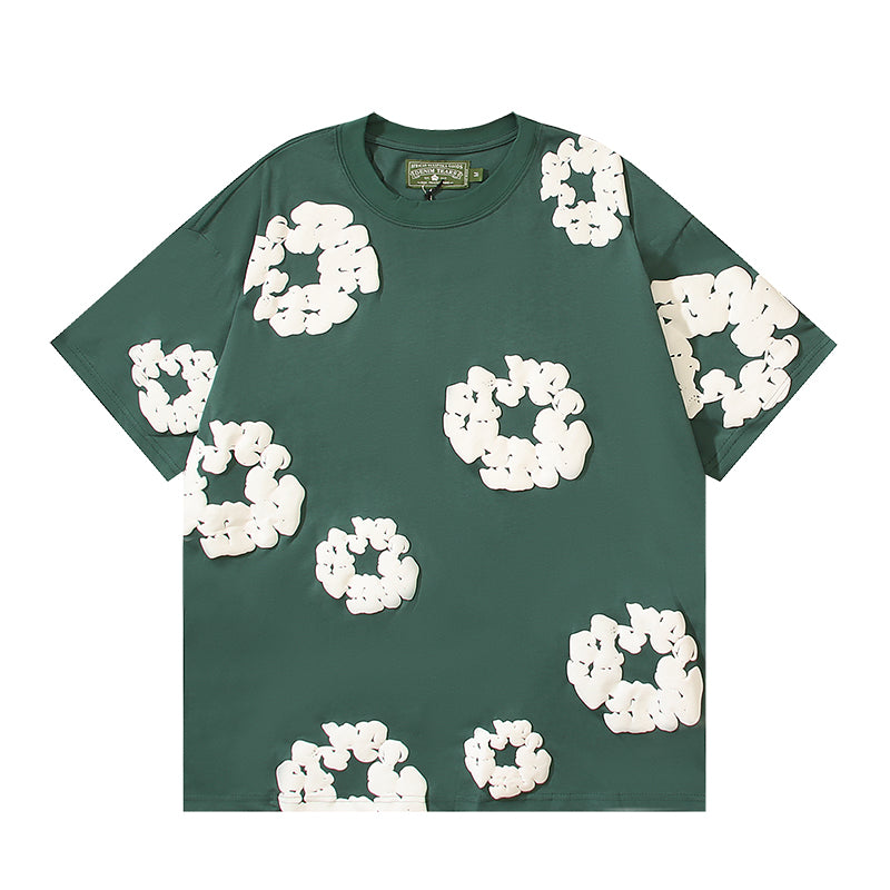 Denim Te*rs Wreath T-shirt