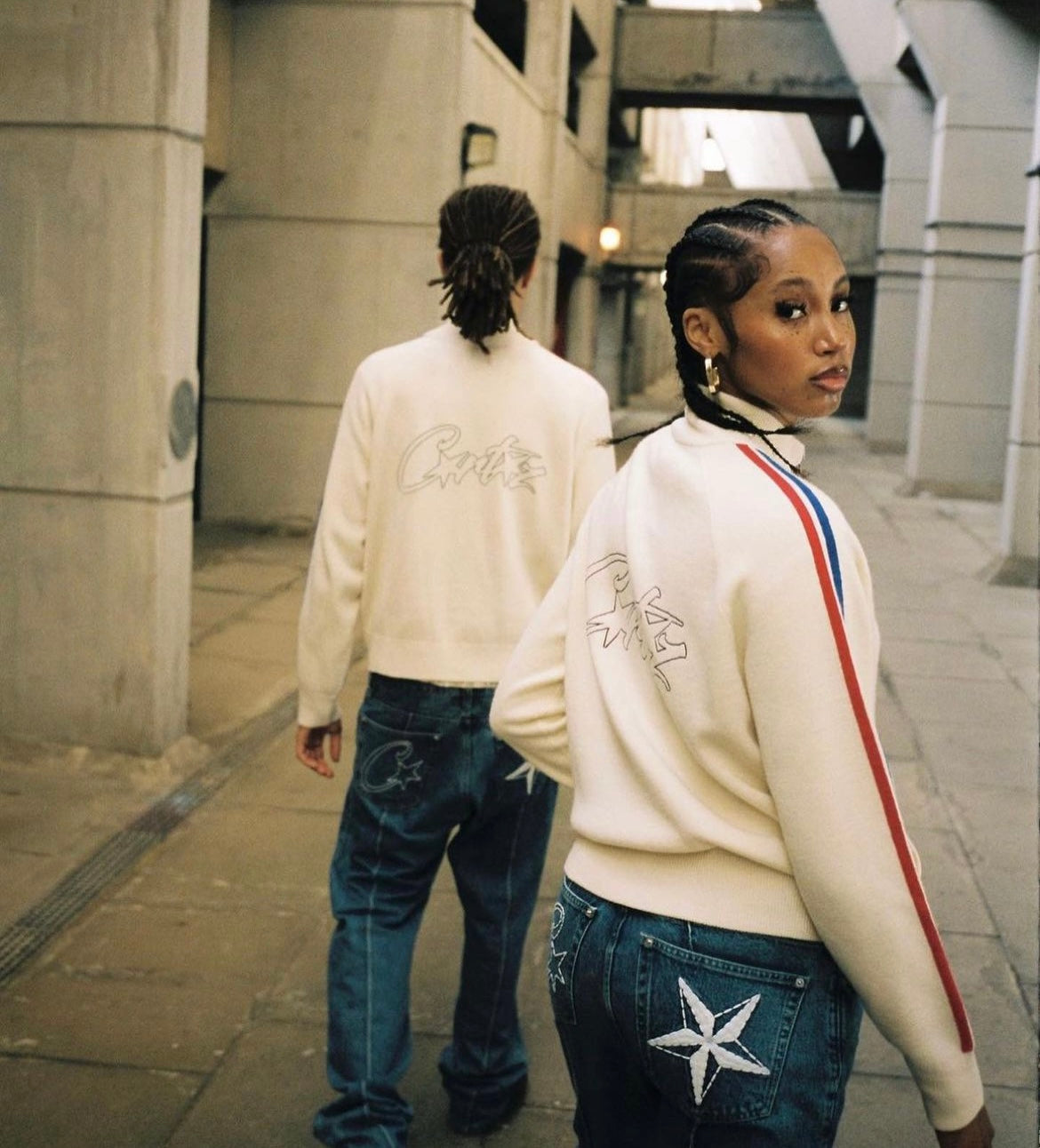 Cort*ez Central Cee Khaki Fleece Zip-Up