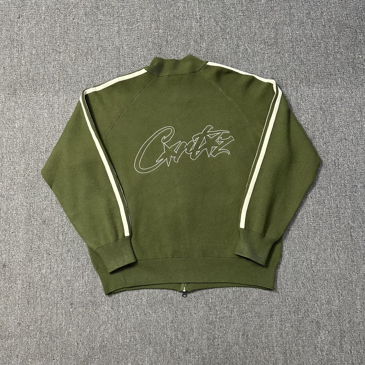 Cort*ez Khaki Fleece Zip-Up