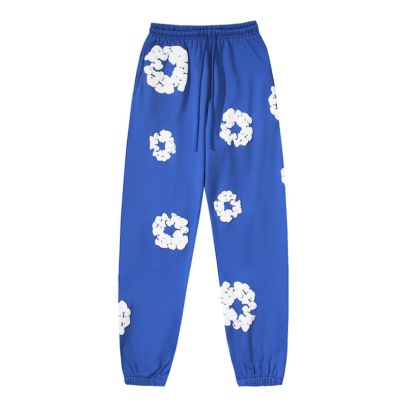 Denim Te*rs Wreath Joggers