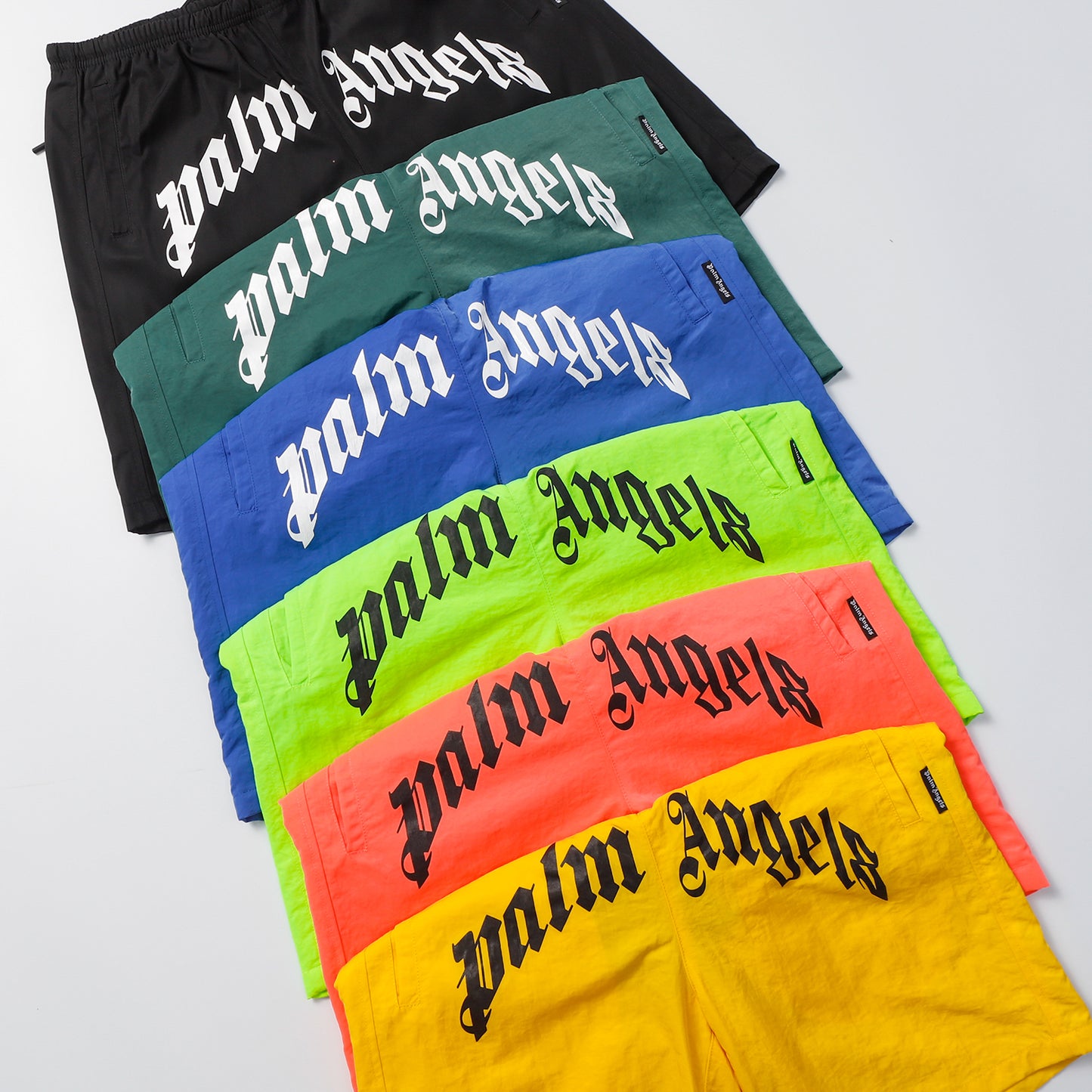 Palm Ang*ls Curved Logo Swim Trunks