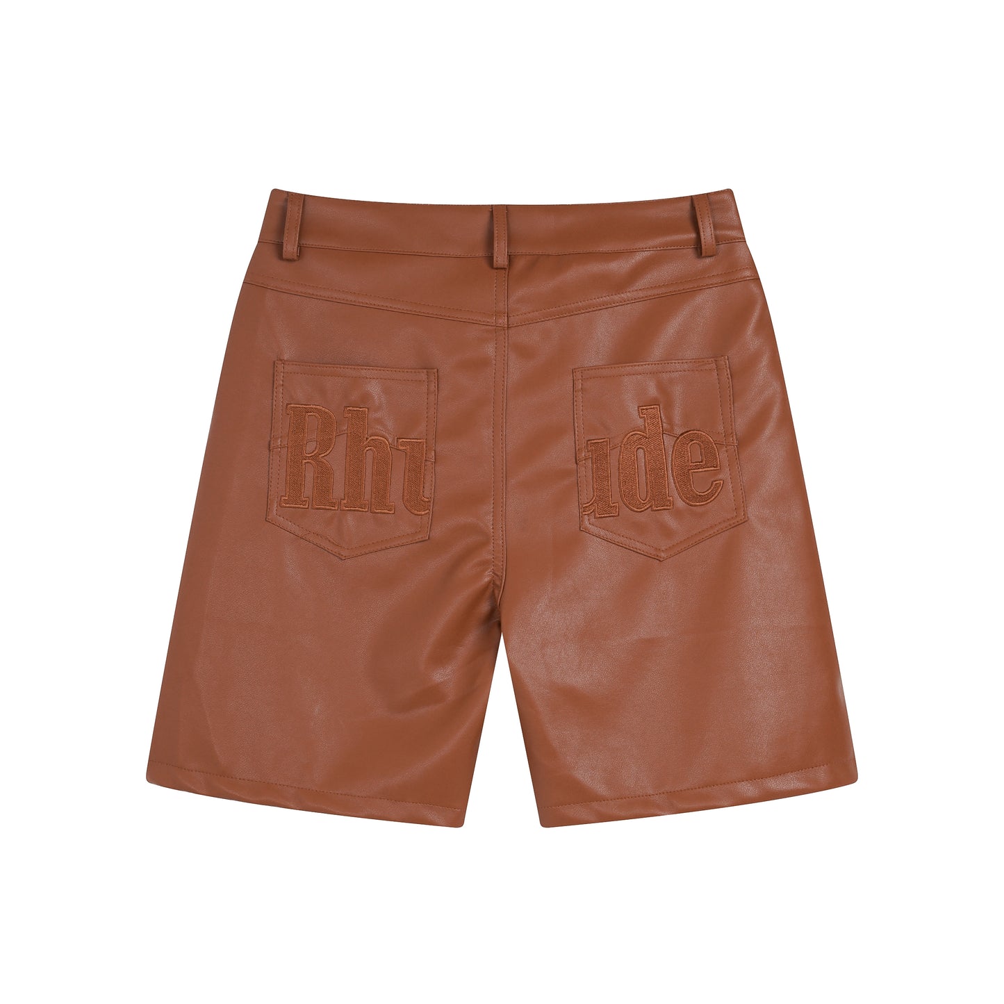 Rh*de Automobili Lamborghini LOGO Leather Shorts