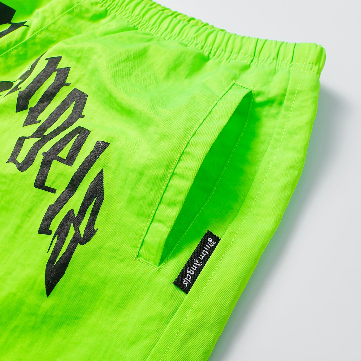 Palm Ang*ls Curved Logo Swim Trunks