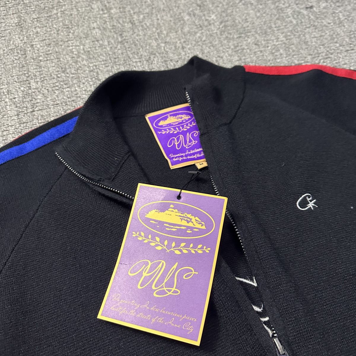 Cort*ez Central Cee Khaki Fleece Zip-Up