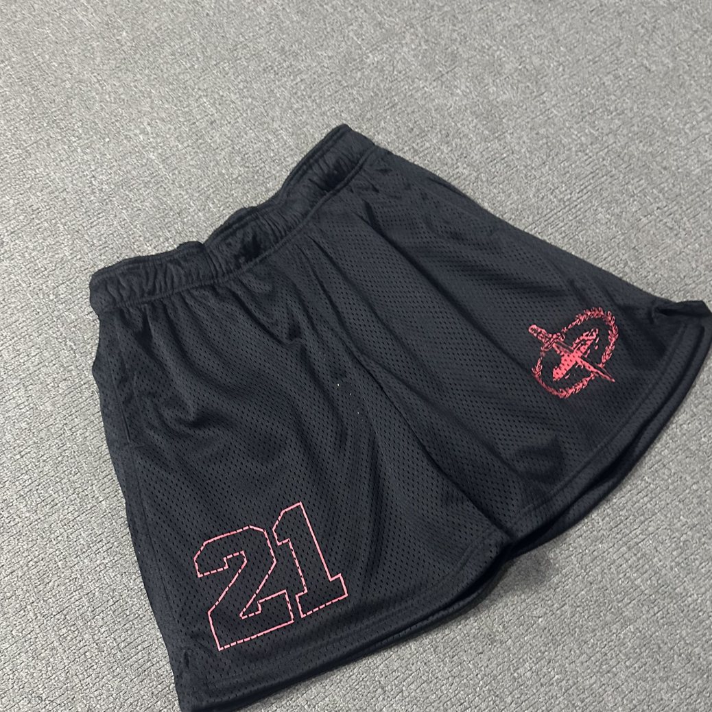 Cort*ez x Slaughter Gang 21 Savage Mesh Shorts