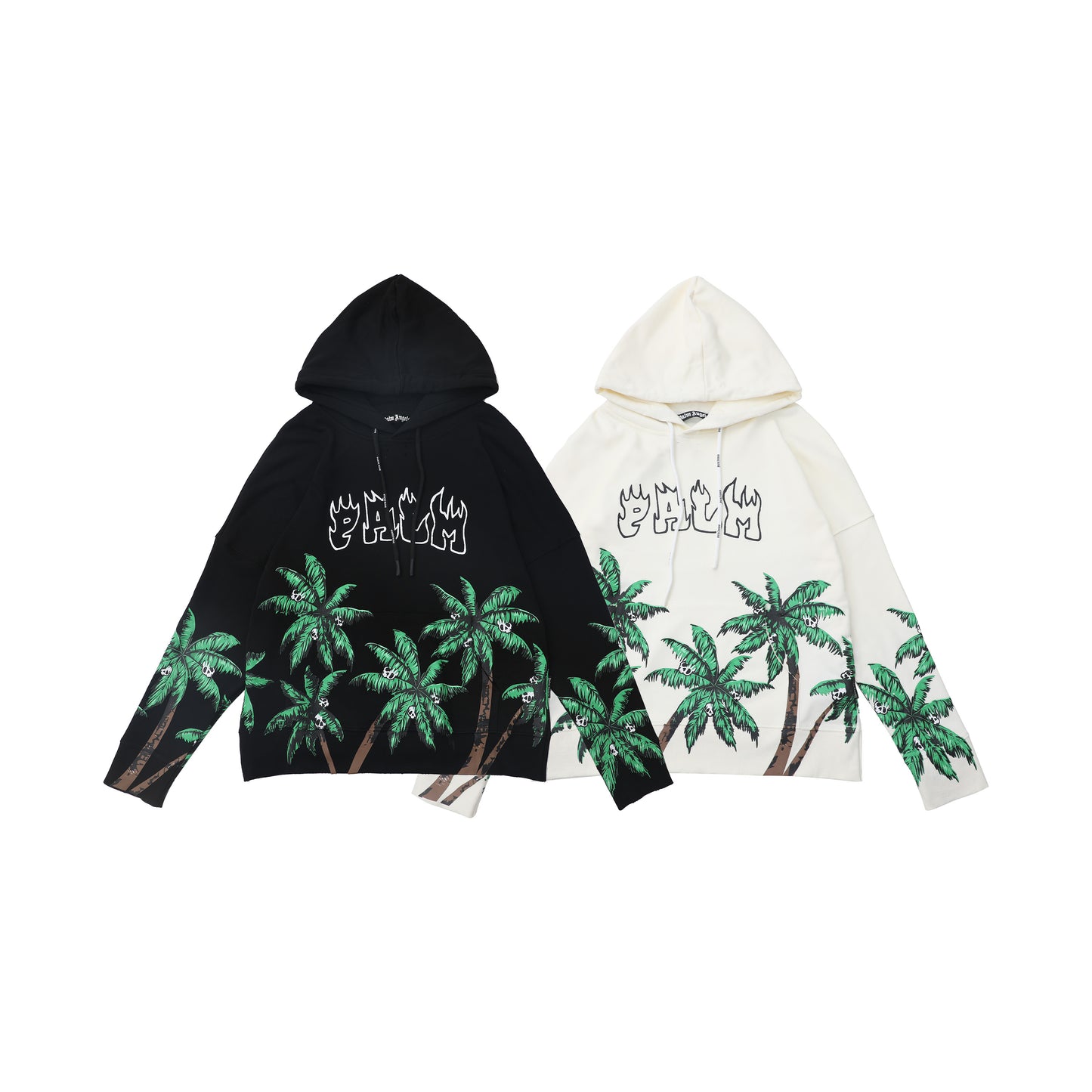 Palm Ang*ls Palms And Skull Hoodie