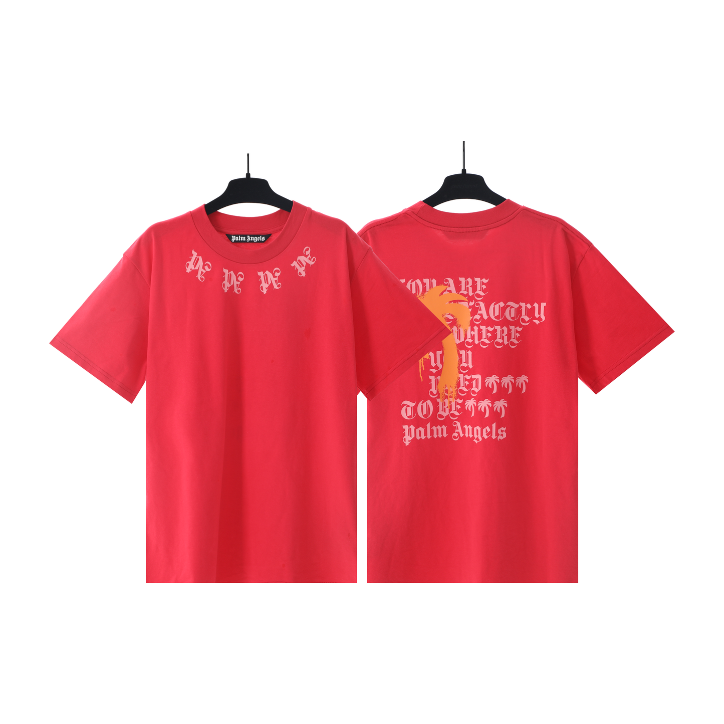 Palm Ang*ls Statement Monogram T-shirt