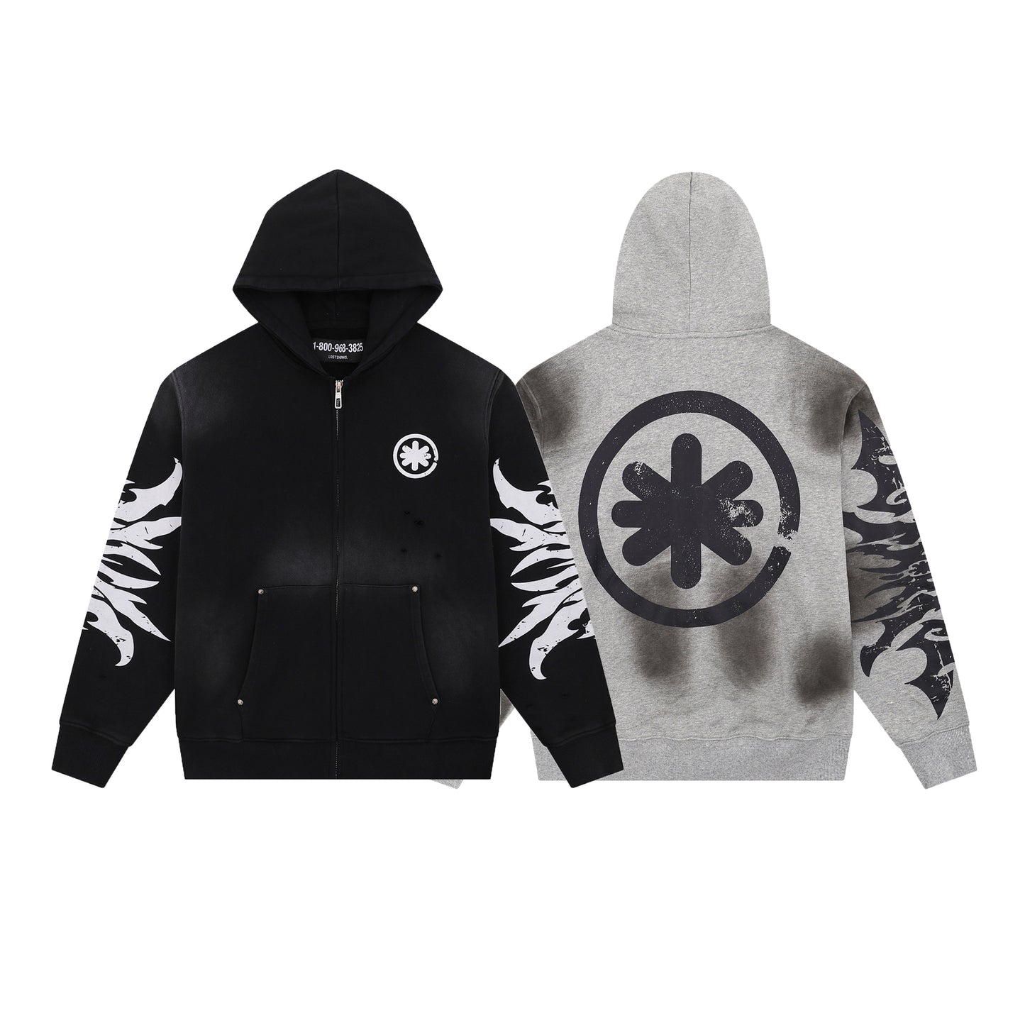 L*STSHDWS Complexcon Exclusive Dirty Hoodie