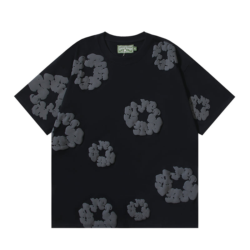 Denim Te*rs Wreath T-shirt