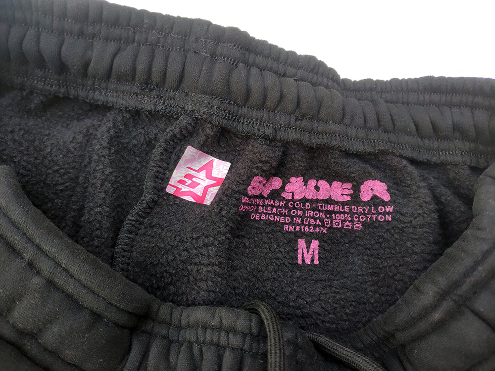 Sp5d*r PUNK Sweatpants - BLACK