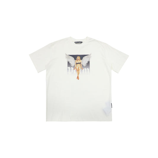 Palm Ang*ls Crystal Pin Up T-shirt