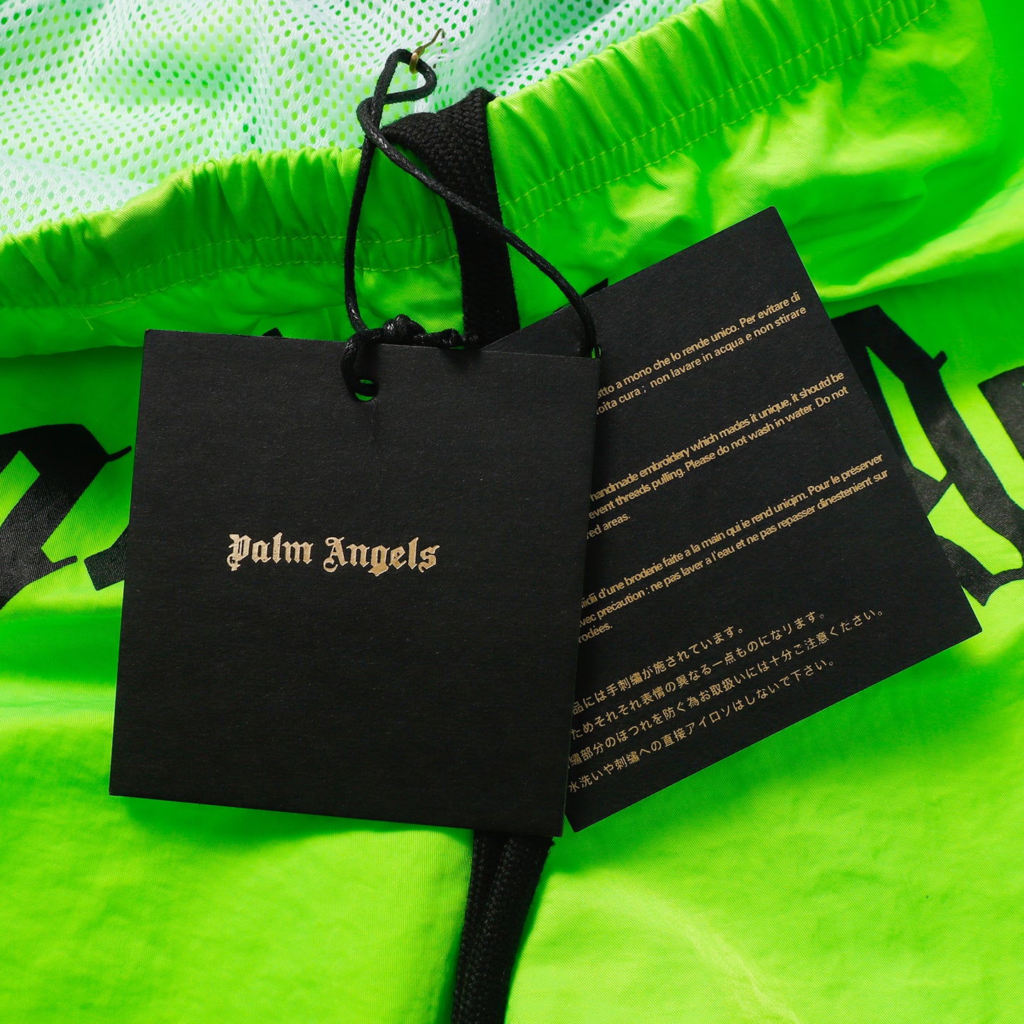 Palm Ang*ls Curved Logo Swim Trunks