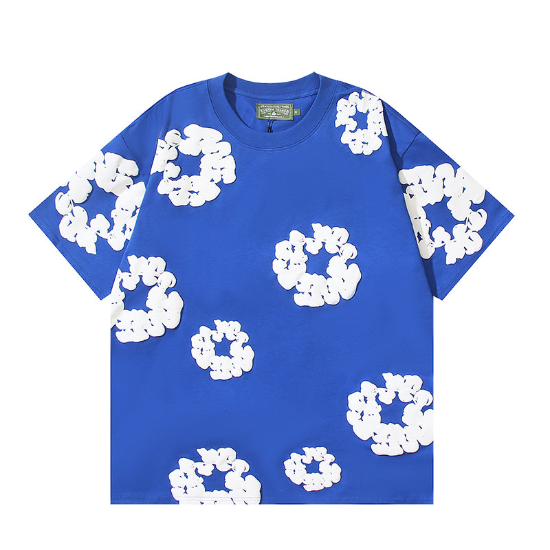 Denim Te*rs Wreath T-shirt