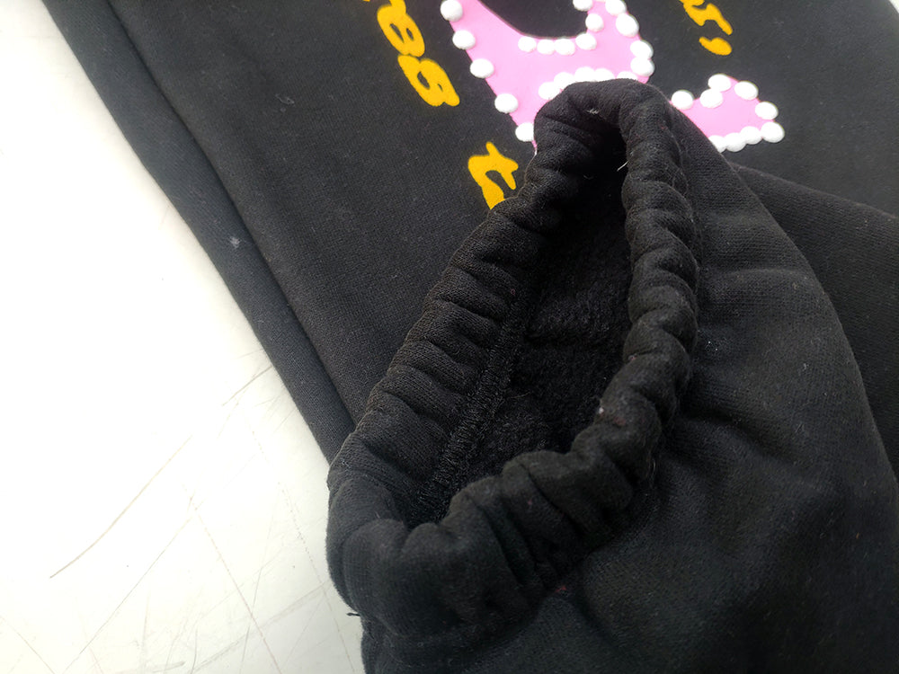 Sp5d*r PUNK Sweatpants - BLACK