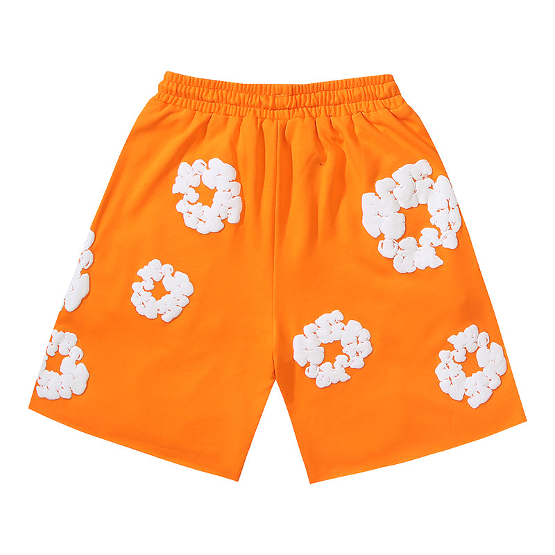 Denim Te*rs Wreath Shorts