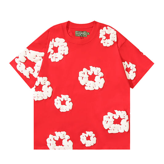 Denim Te*rs Wreath Shirt