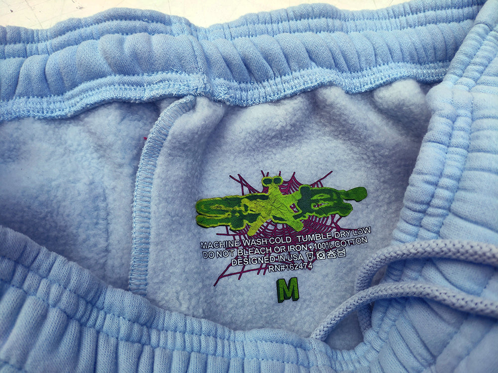 Sp5d*r Classic Sweatpants - Baby Blue